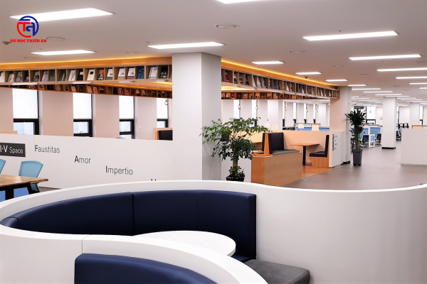 Thư viện Đại học Quốc gia Chungbuk 충북대학교 Du học Thiên An (2)