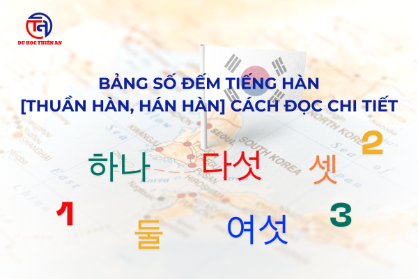Bảng số đếm tiếng Hàn [thuần Hàn, Hán Hàn] cách đọc chi tiết